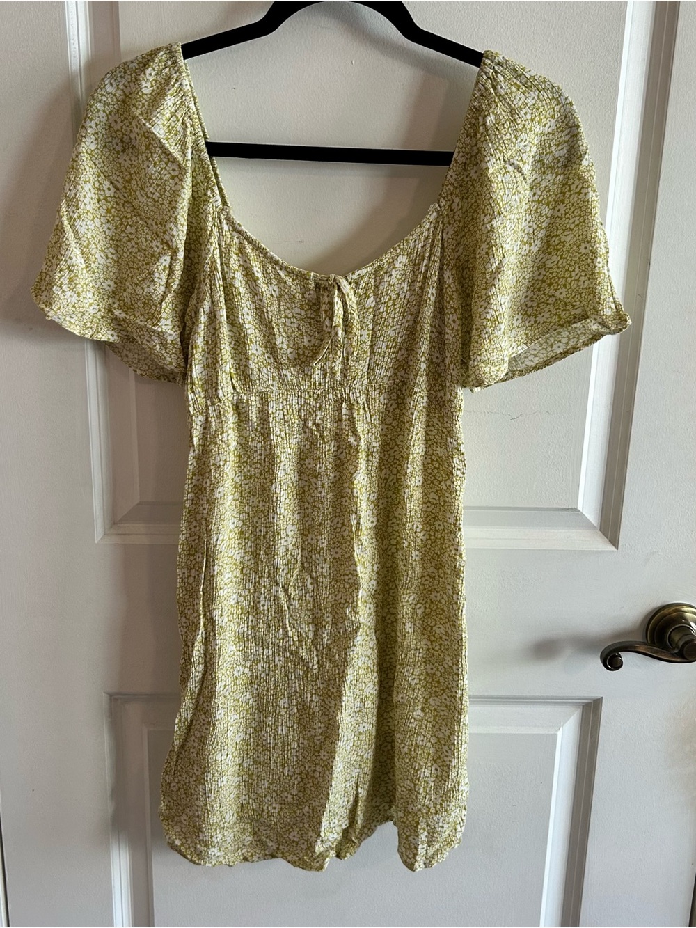 Billabong Light Green Floral Mini Dress